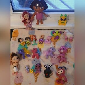 Girls Toy Lot Figures Kids Collectibles Various Vintage & Newer